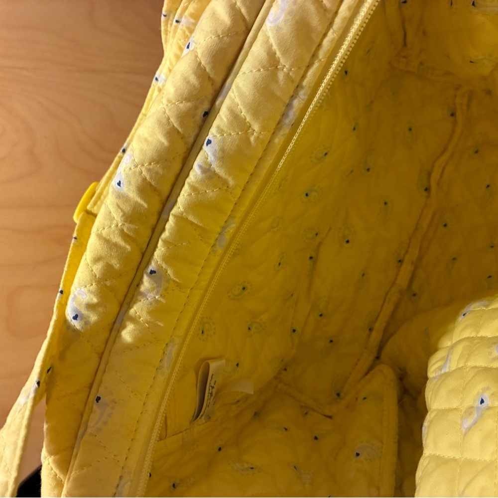 Yellow Quilted Women's Bag - Picture 6 of 6